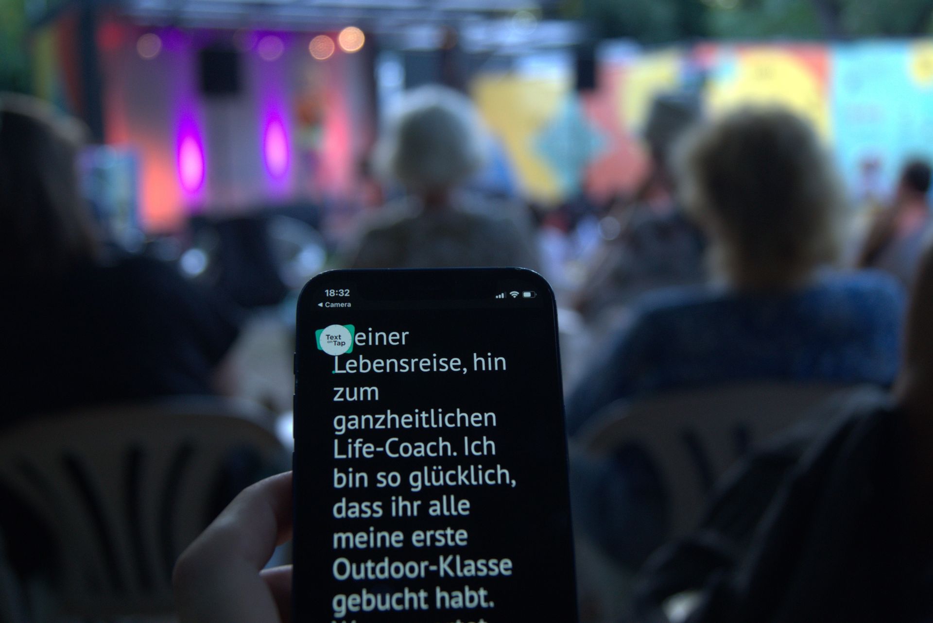 Kultursommer Wien – Accessible stage with live translation