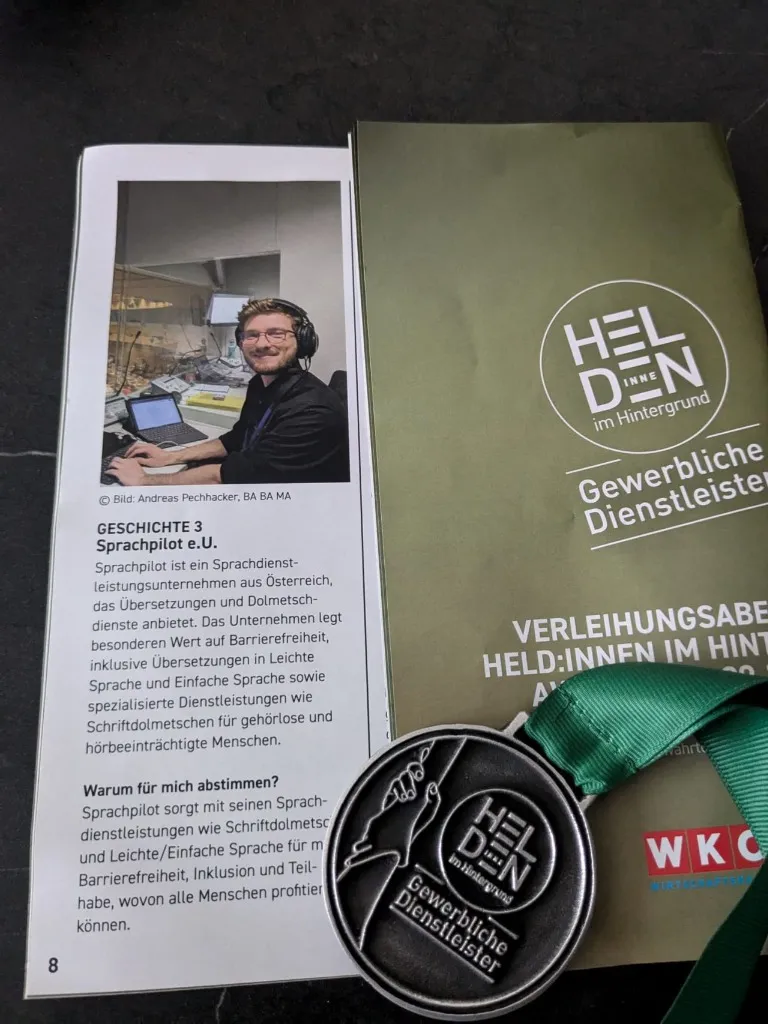 Trust Magazin und Medaille