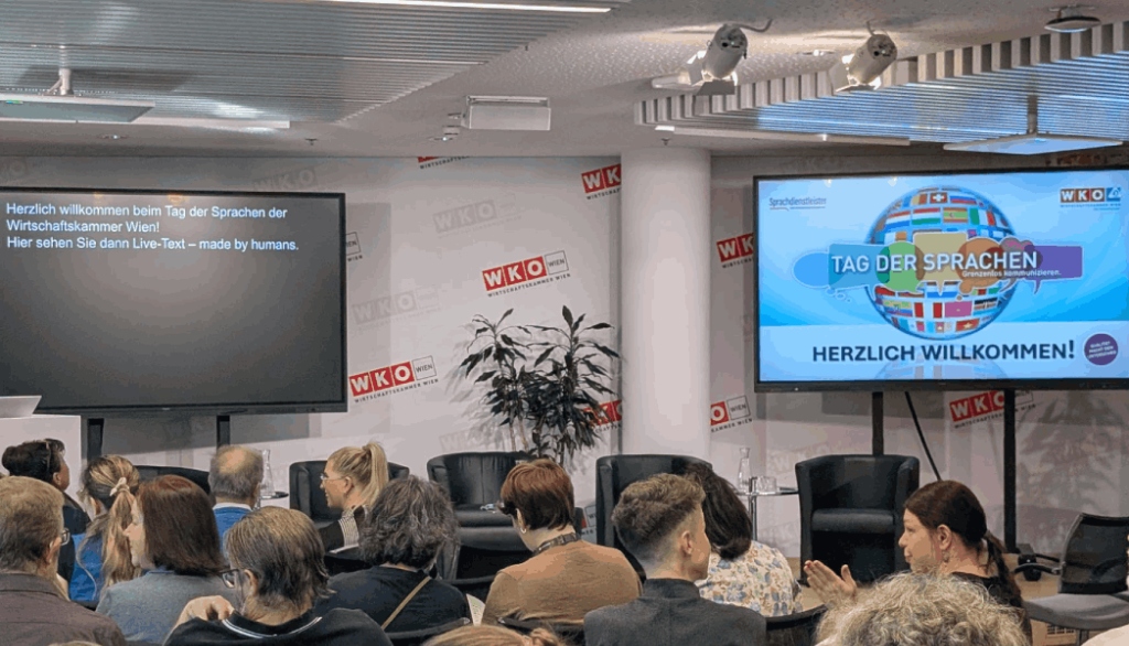 Tag der Sprachen 2026 der WKO: Grenzenlos kommunizieren – Schriftdolmetschen live