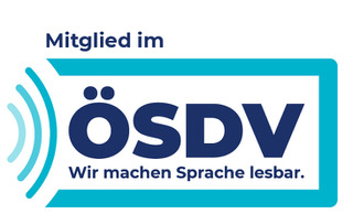 Mitglied im ÖSDV - Wir machen Sprache lesbar.